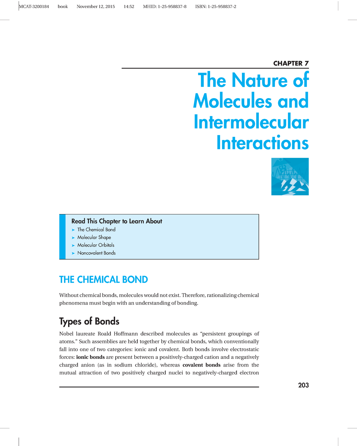 The Nature Of - Biomolecules - CHAPTER 7 The Nature Of Molecules And ...