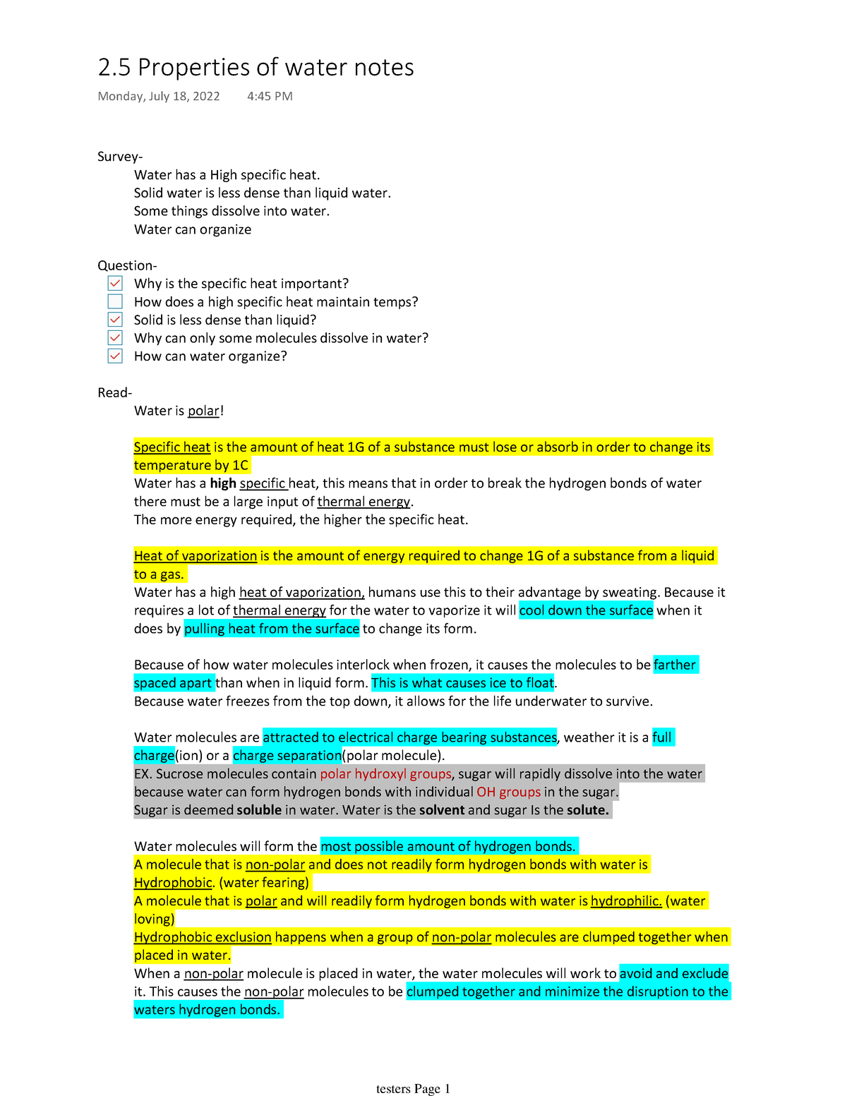 2-5-properties-of-water-notes-survey-water-has-a-high-specific-heat