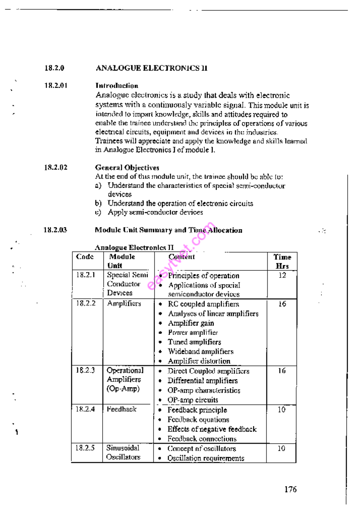 Analogue elec2 - Course guide - 18.2 ANALOGUE ELECTRONICS II 18.2 ...