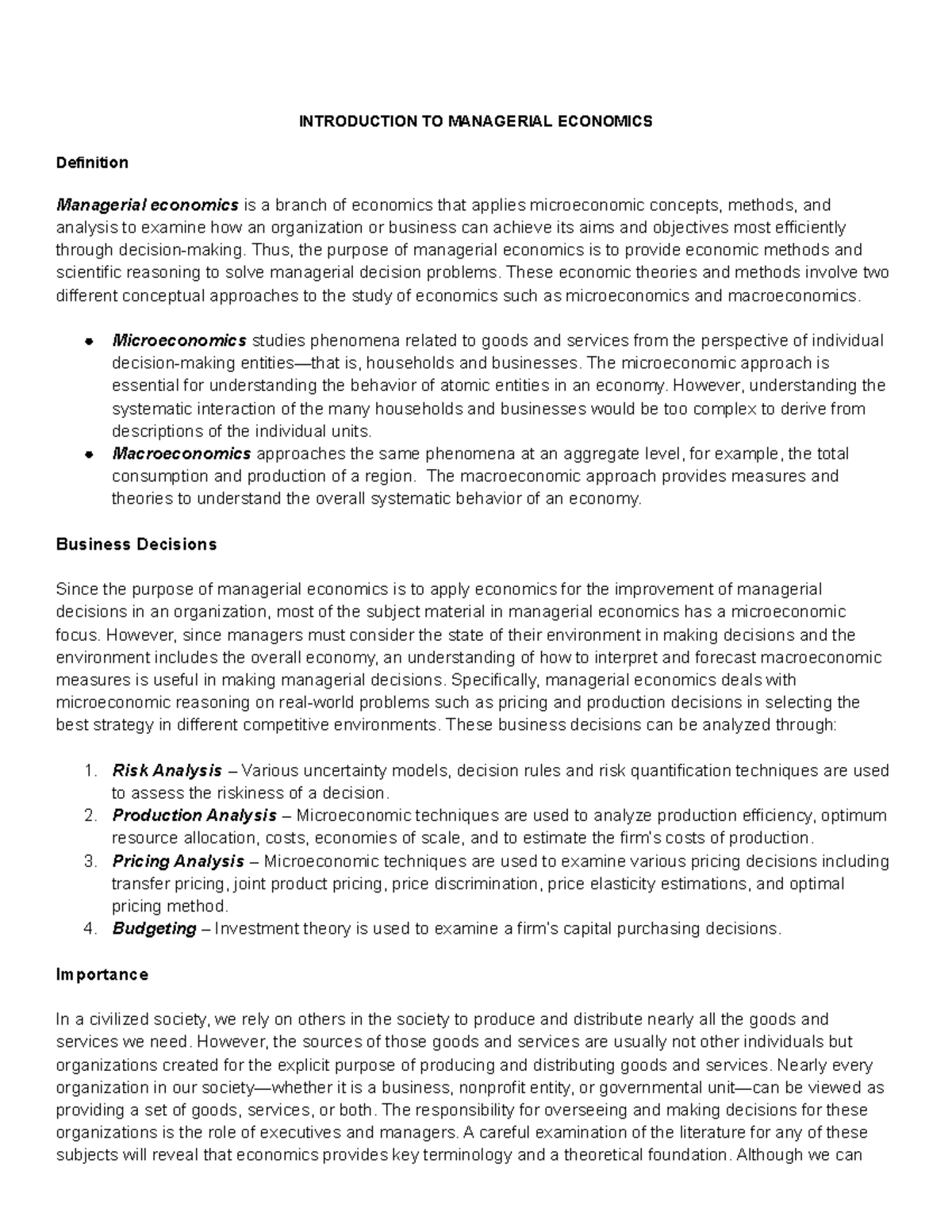 introduction-to-managerial-economics-introduction-to-managerial