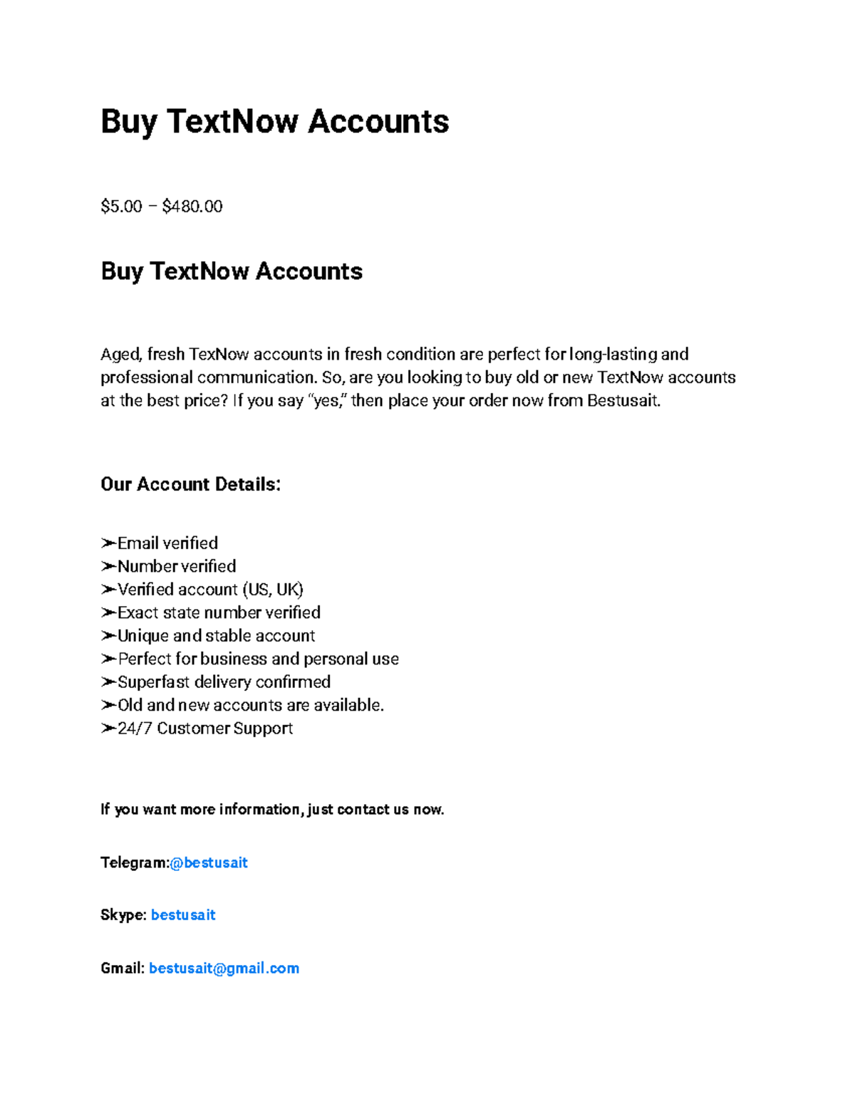 Buy TextNow Accounts - Buy TextNow Accounts Aged, fresh TexNow accounts ...