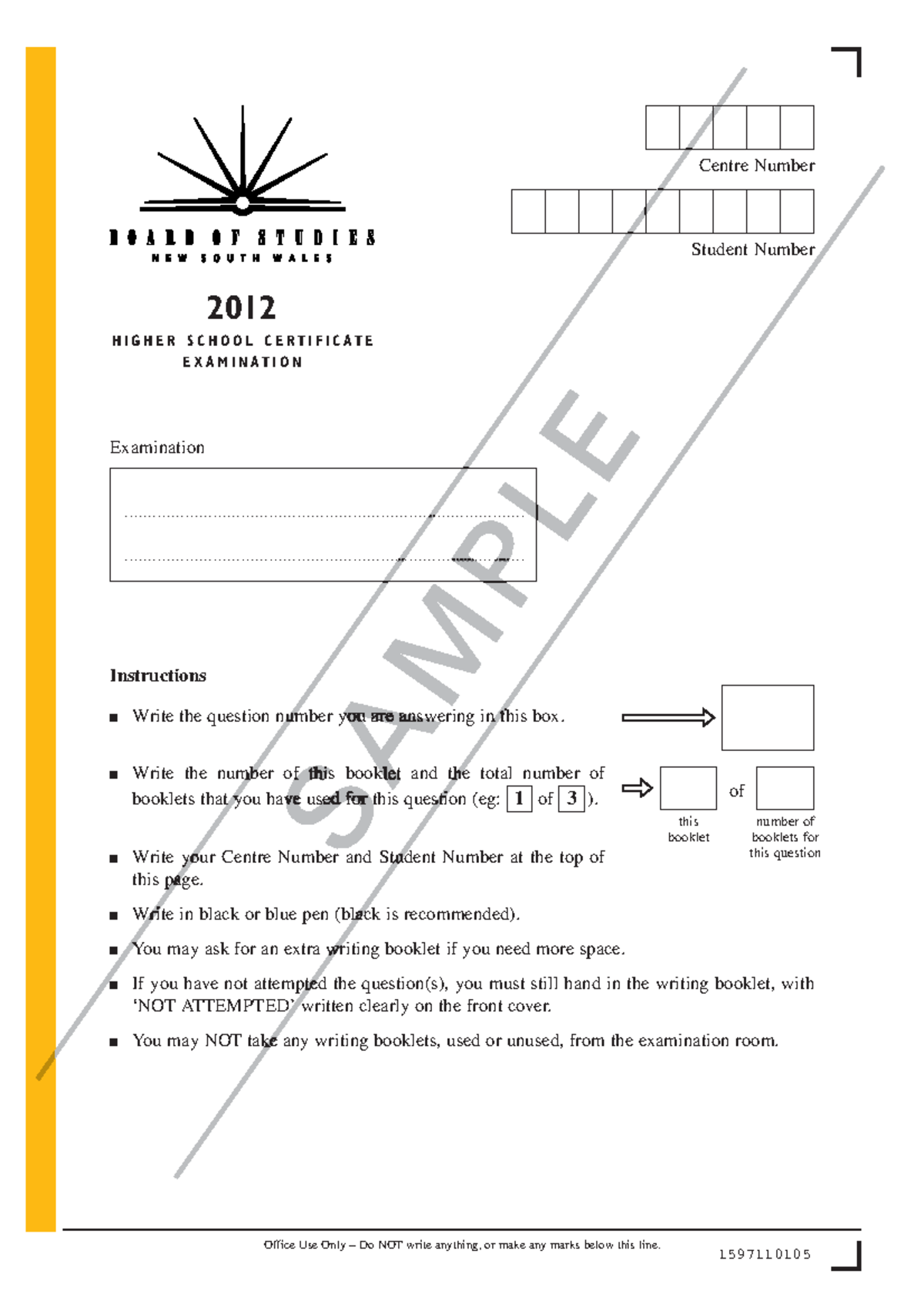 HSC Writing Booklet - hsc wriging oboklet for gsc ...