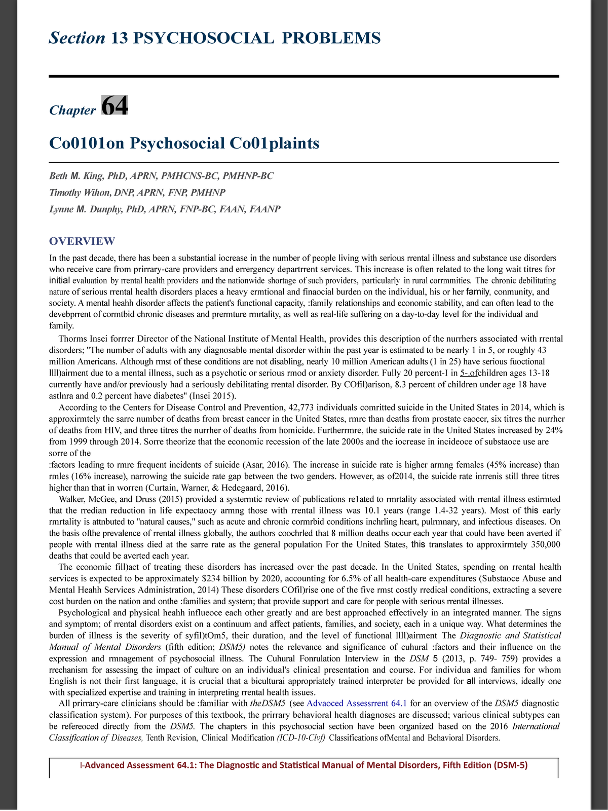 Dunphy Ch 64-67 - book - ####### I-Advanced Assessment 64: The ...