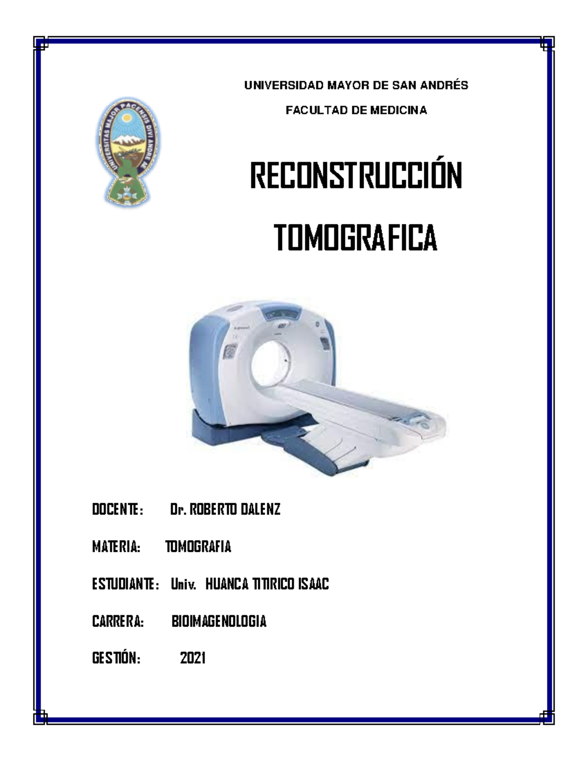 Reconstruccion Tomografica de abdomen, bazo, páncreas. Apuntes de la ...