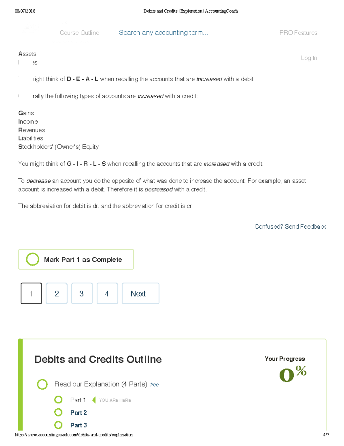 Term Extra Notes17.pdf - Debits And Credits Explanation AccountingCoach ...