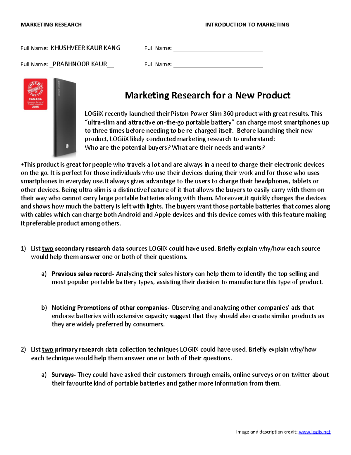 Mark 1115 04 marketing research for new product 2 1 2 marketing