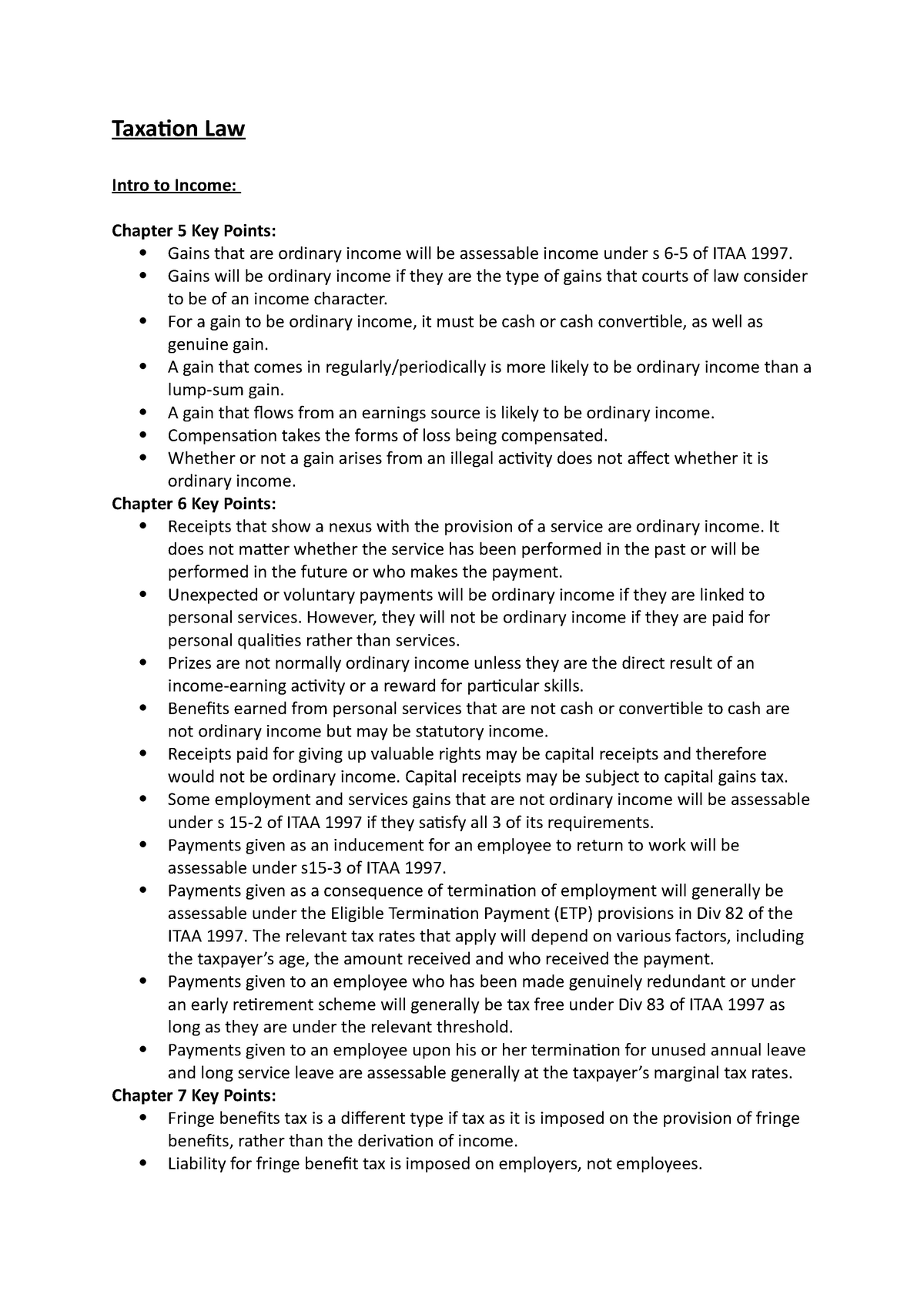 taxation-law-2-key-point-summaries-from-the-semester-taxation-law