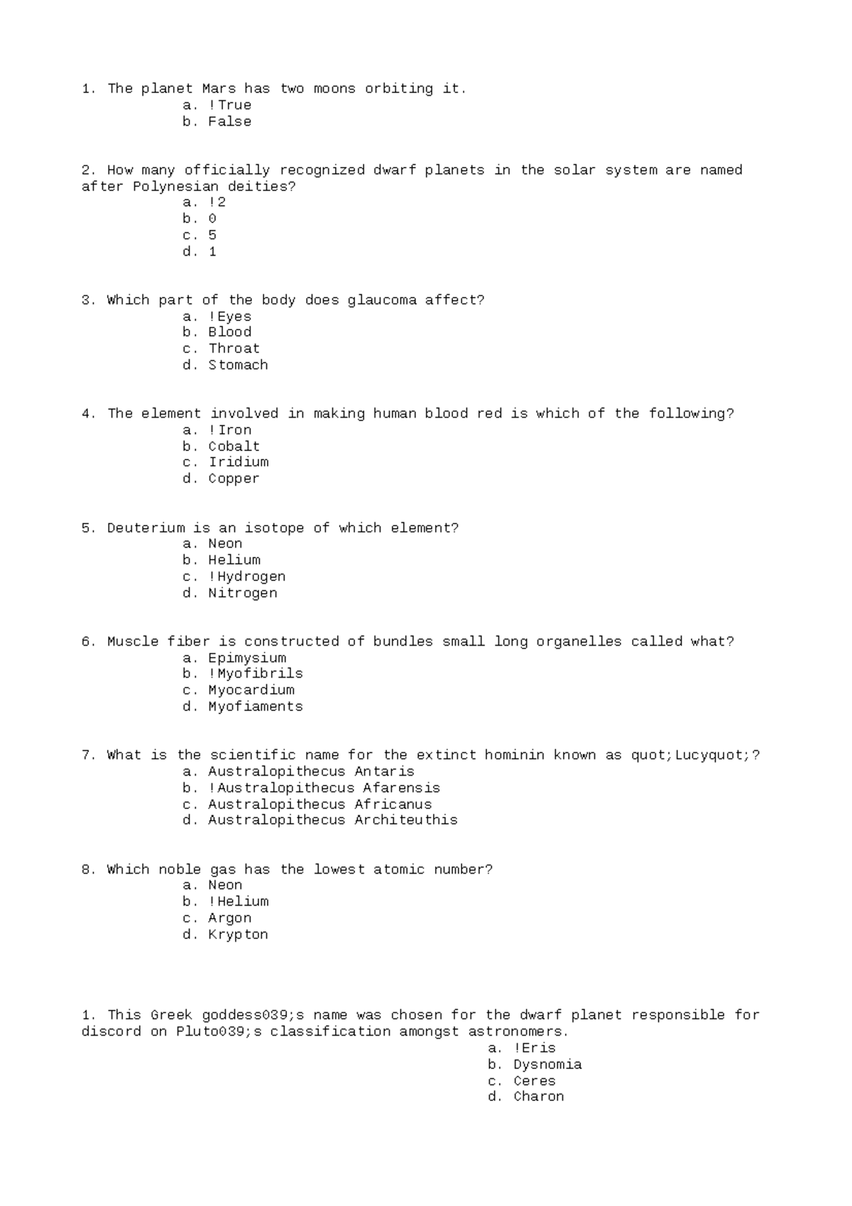 EDU625-Week-9 - Education notes - The planet Mars has two moons ...