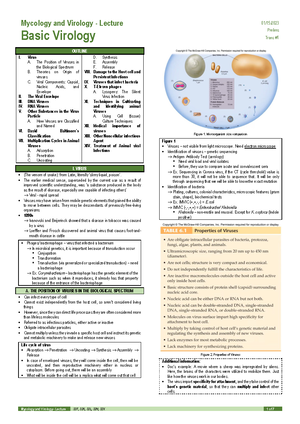 P-Trans 2 Myco Viro-Lec DNA-Viruses - Mycology and Virology - Lecture ...