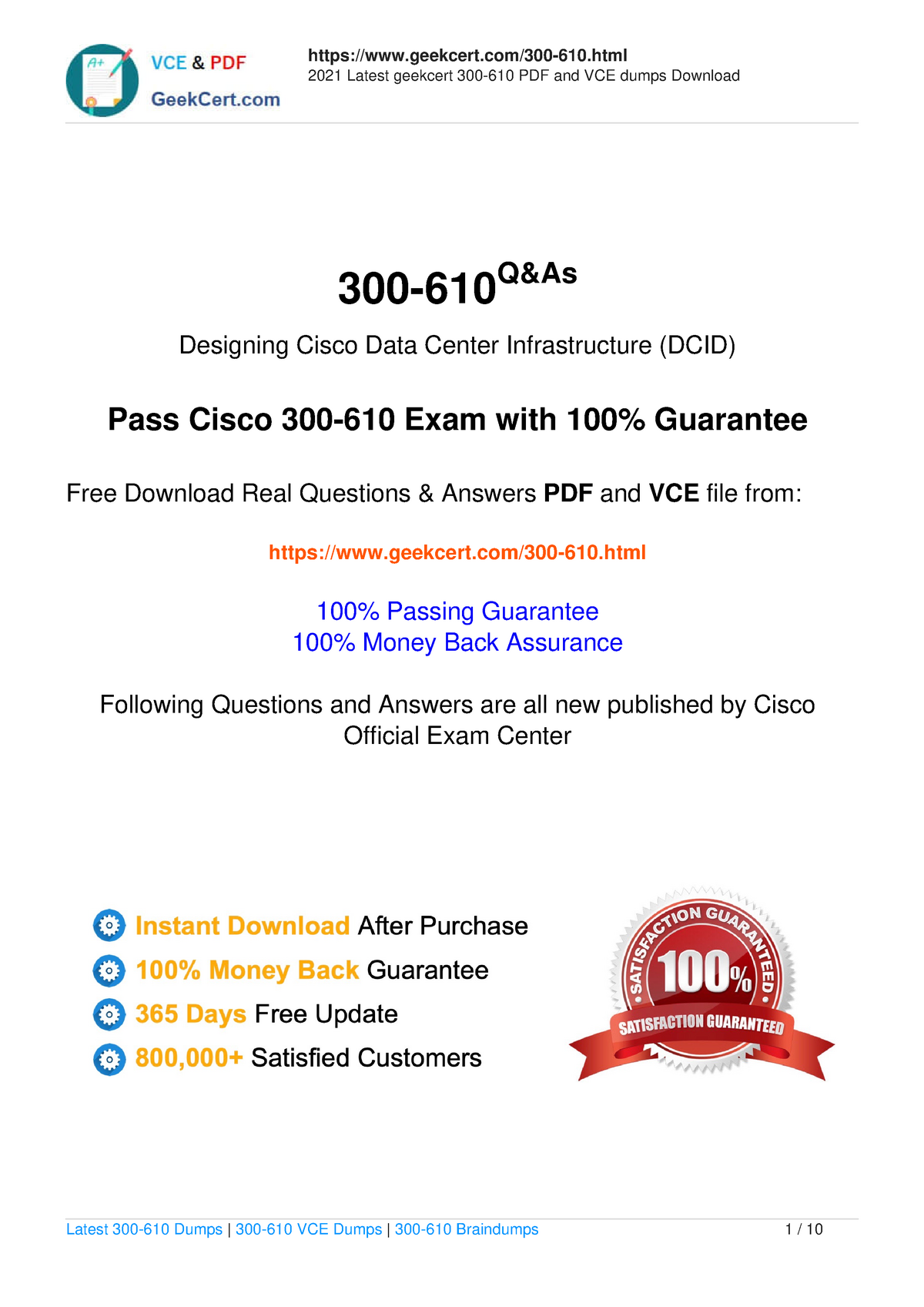 Detailed 300-610 Answers