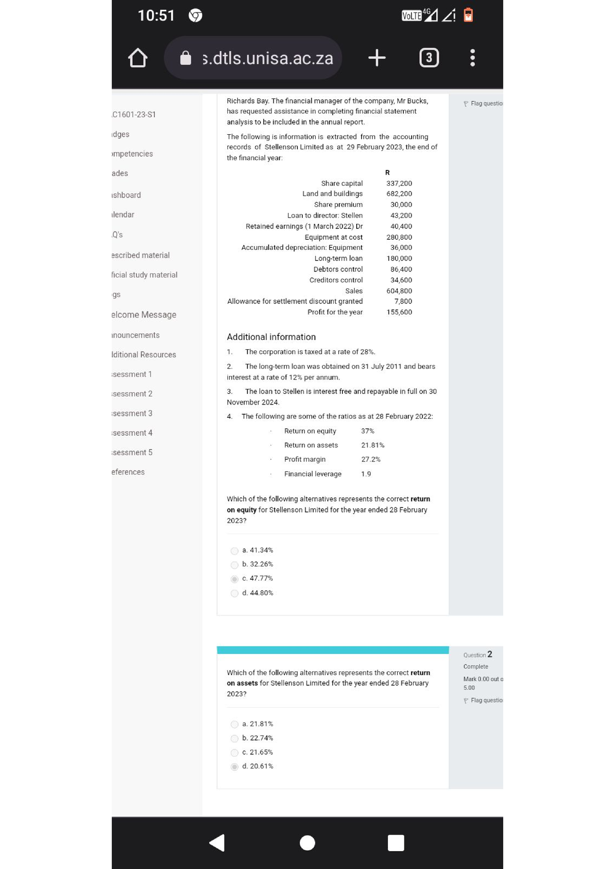 assignment questions 1423