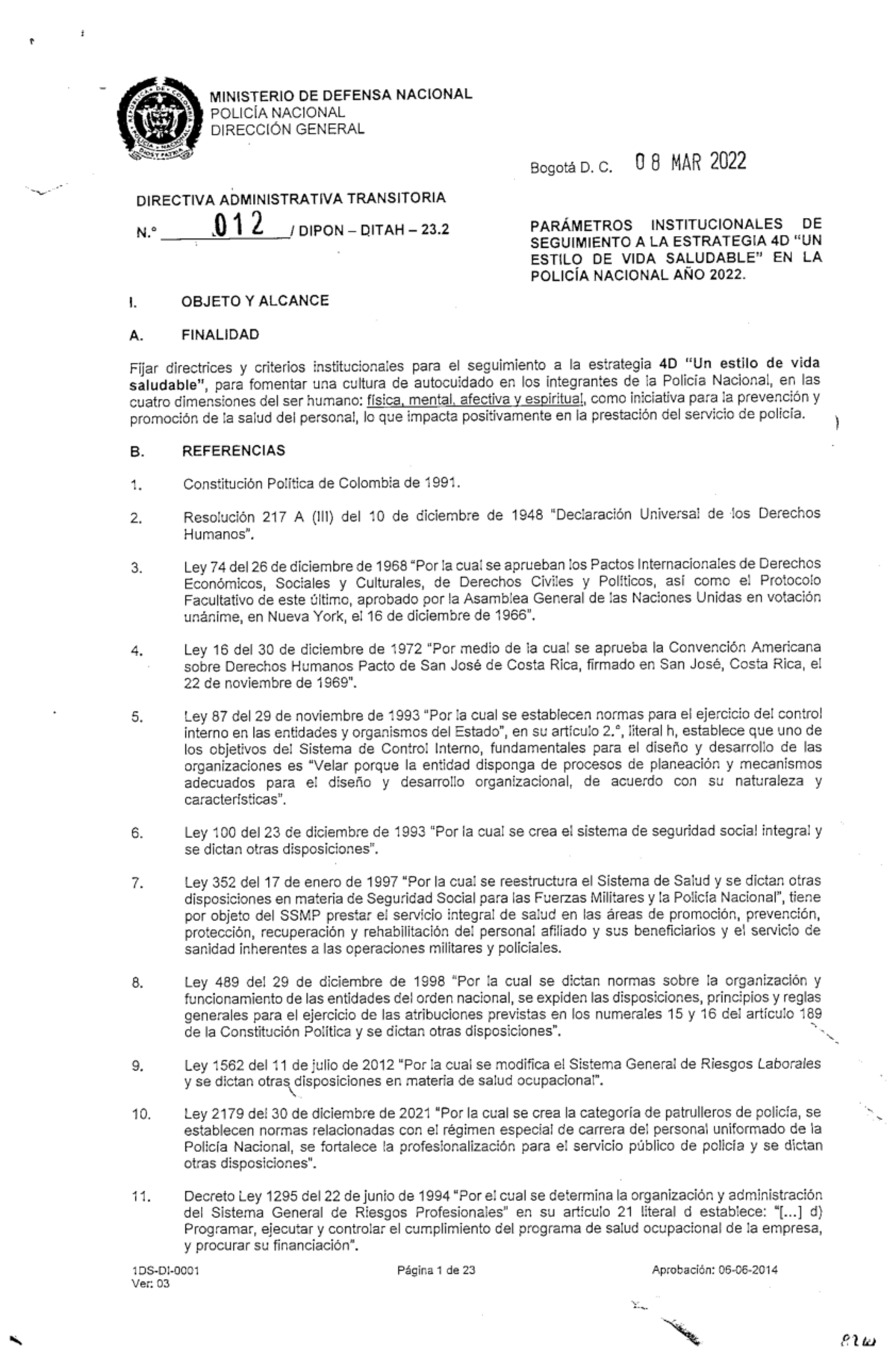 D.A.T 012 Dipon Ditah del 08032022 Psicologia Studocu