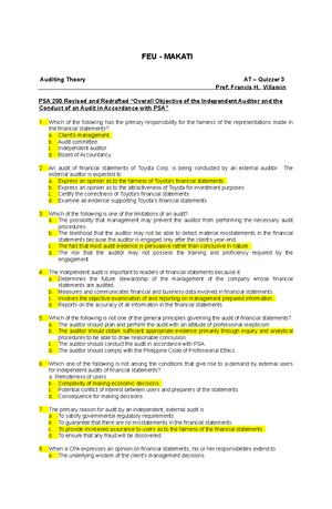 Auditing Theory 2021 By Salosagcol - Chapter 1: Audit – An Overview 1 ...