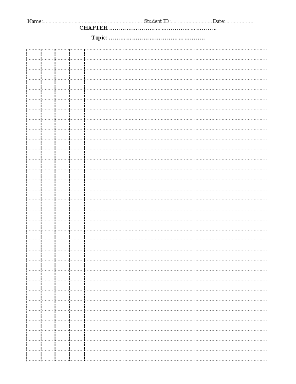 Blank-sheet - nna - Name