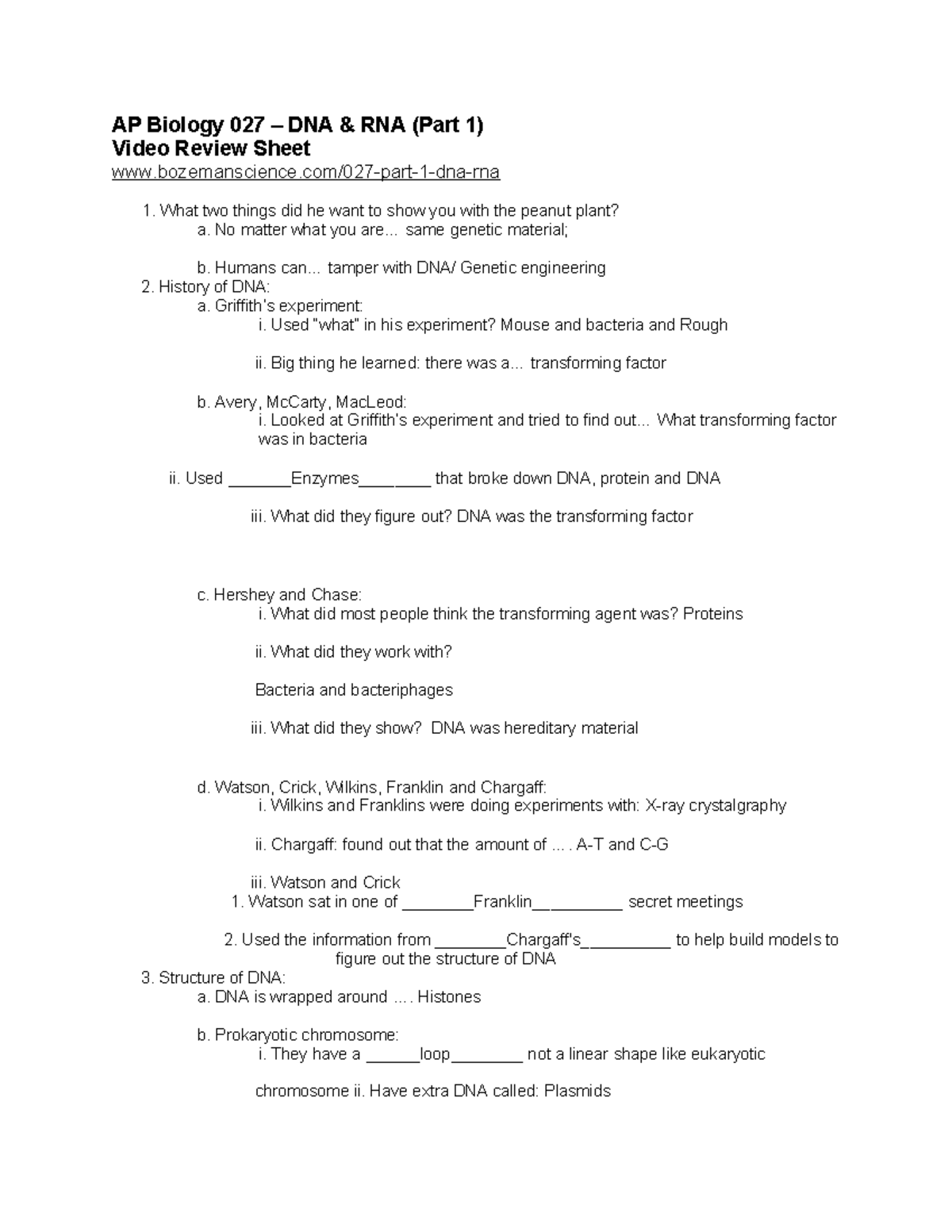 bozeman science experimental design