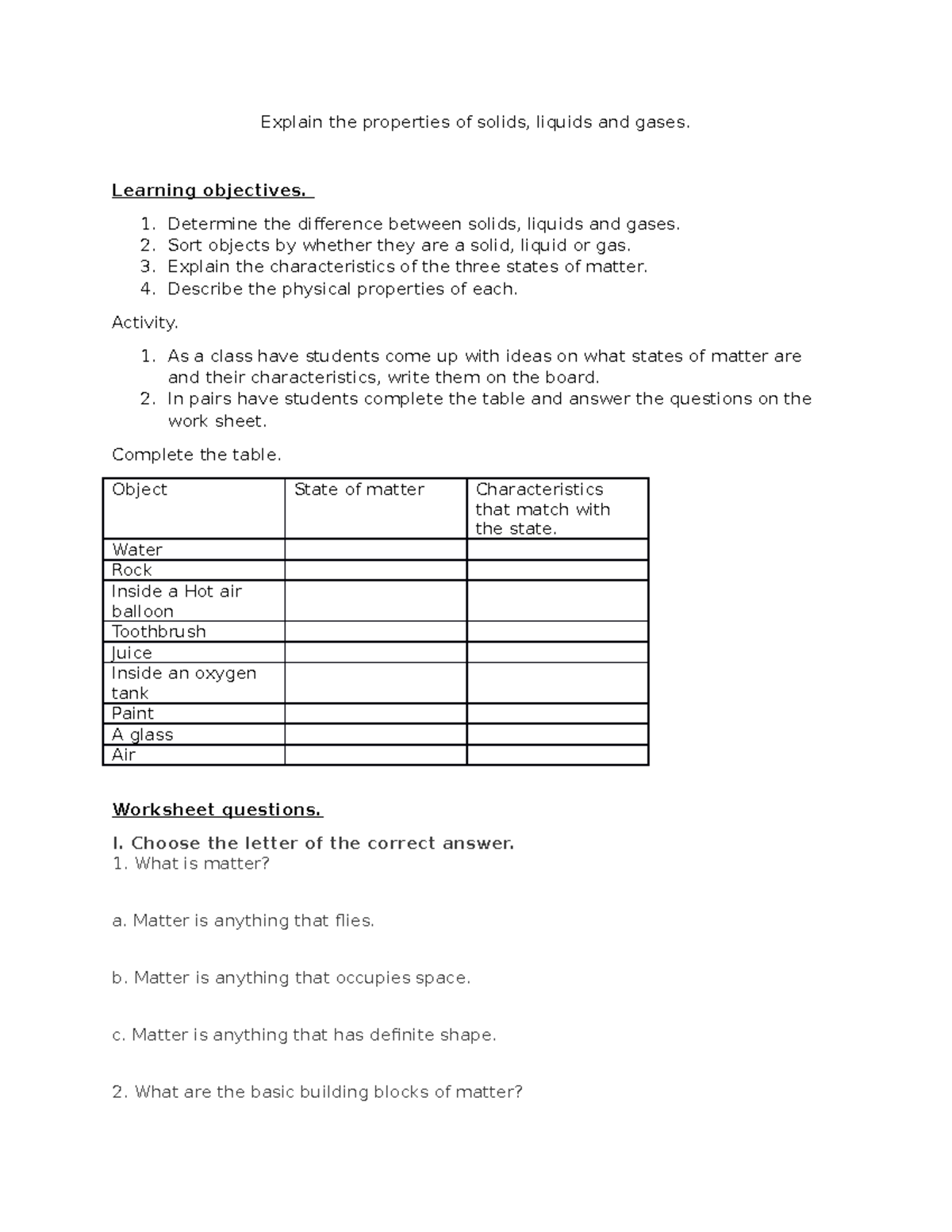 lesson-goals-explain-the-properties-of-solids-liquids-and-gases