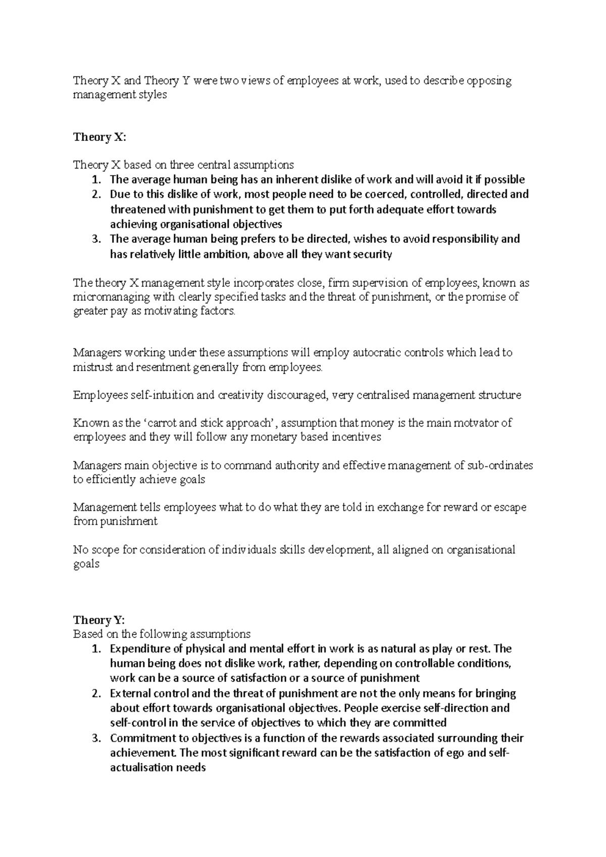 Management assignment notes - MGMT10002 - Unimelb - Studocu