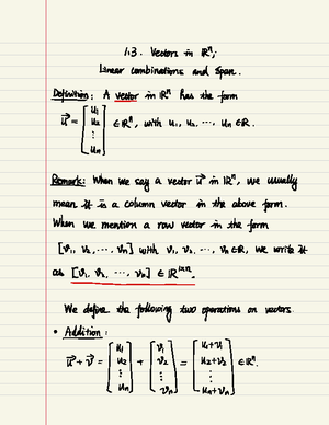 Chapter 3.2 - Transpose - Section 32 : Transpose . Definition : If A ...