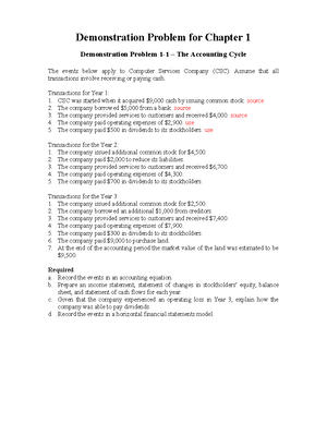 Offical Acc221 Study - ACC 221 Exam 1 Study Guide I. Chapter 1 A ...