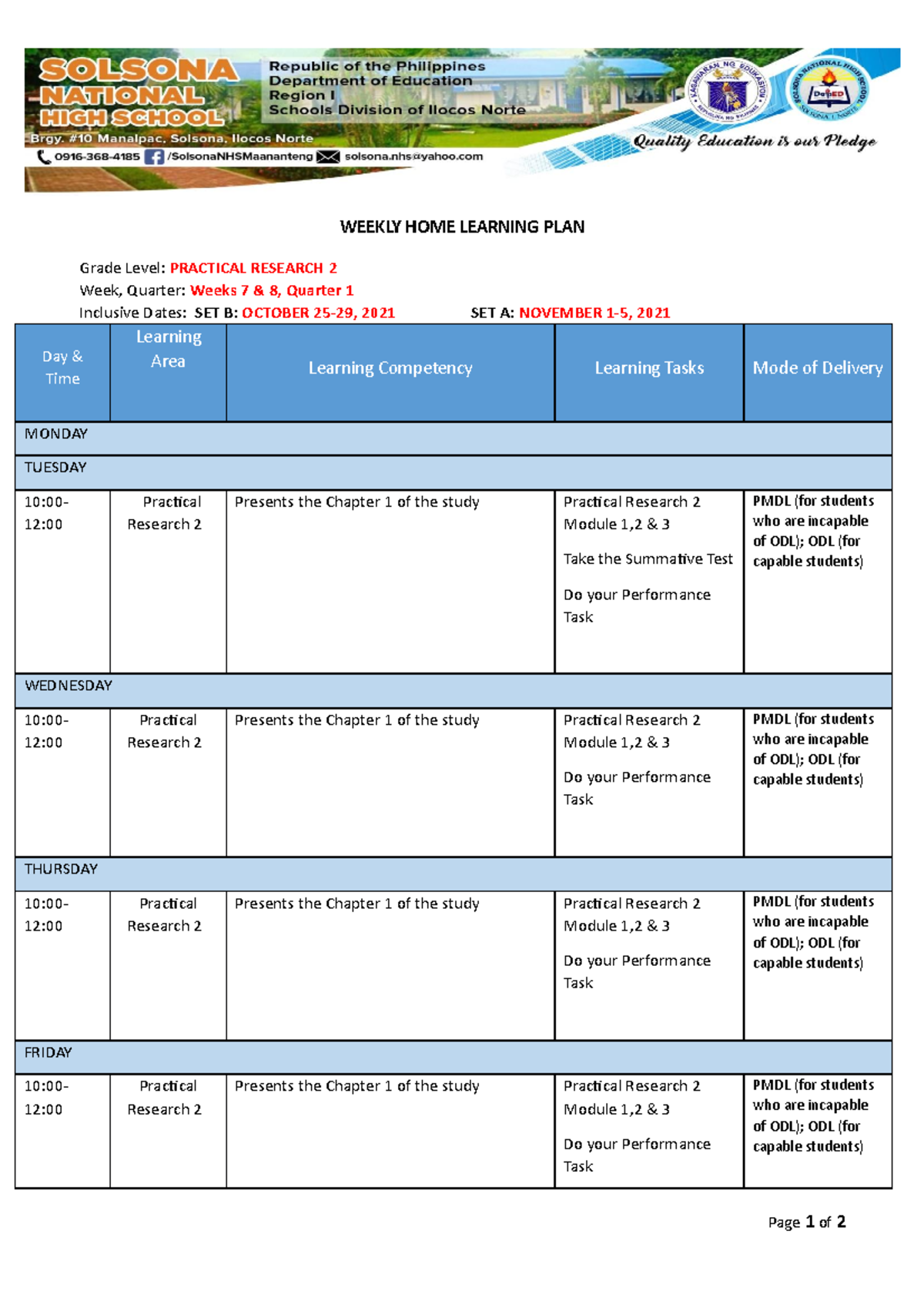 Q1 week 7 8 - This will facilitate work easier. - WEEKLY HOME LEARNING ...