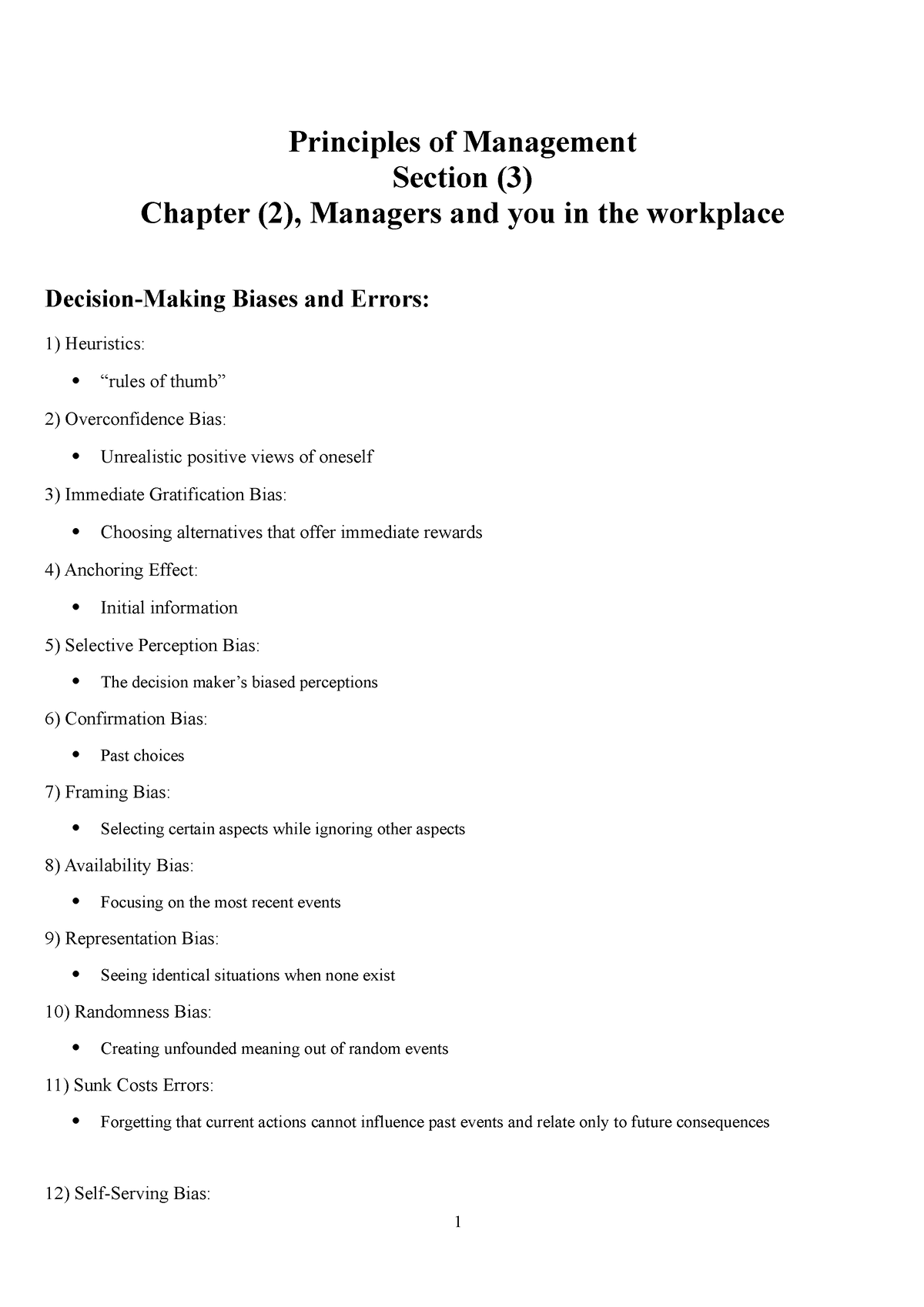 management in practice assignment 3