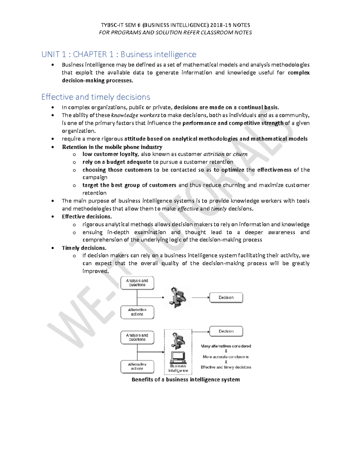 TYIT BI SEM 6 - BI Notes - FOR PROGRAMS AND SOLUTION REFER CLASSROOM ...