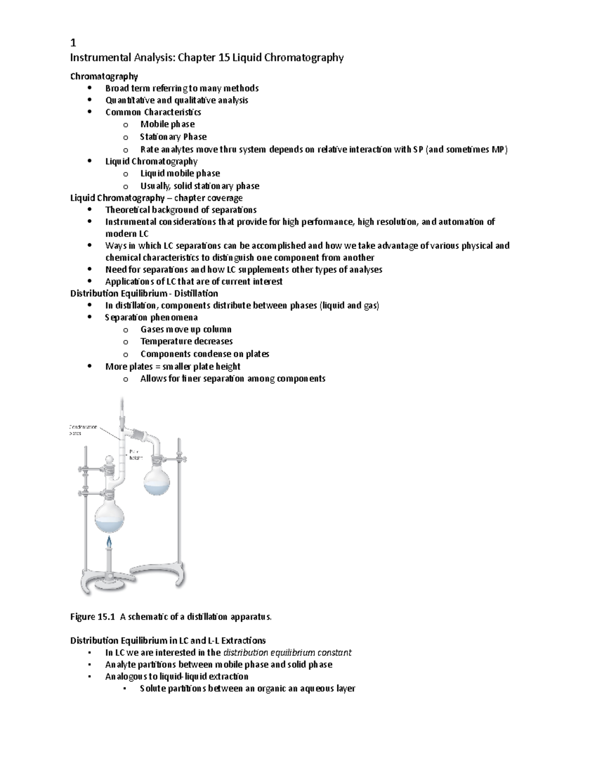 Ch15 liquid chromatography notes - Instrumental Analysis: Chapter 15 ...