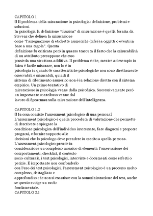 Docsity domande e risposte seconda parte psicometria chiorri - Domande ...