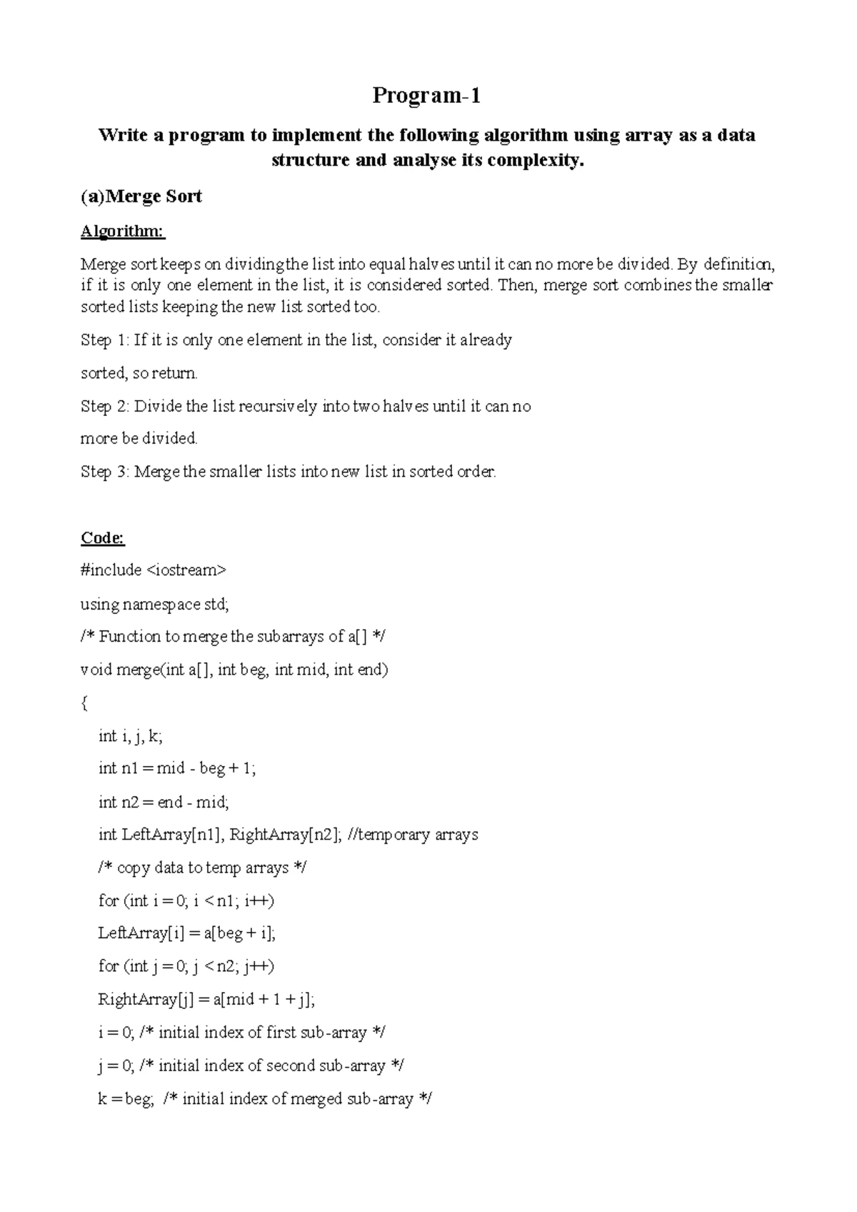 PSLP Lab file - pslp lab file - Experiment No. – 1 Aim - Introduction ...