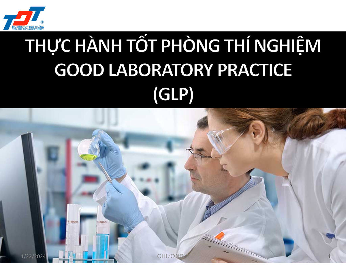 Chapter GLP Ki M Nghi M M C TI U GOOD LABORATORY PRATICE 1 N U   Thumb 1200 927 