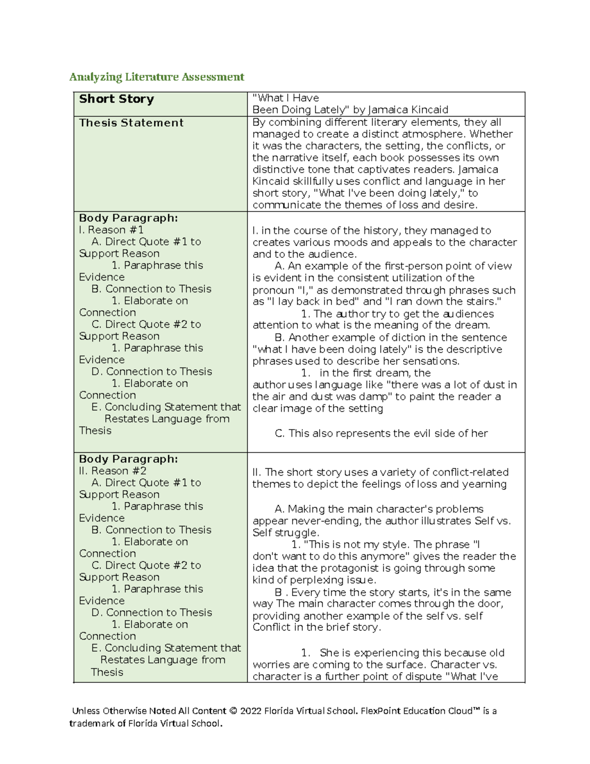 Asigment Flvs 1 - This Is For The FLVS English 3 1st Semester ...