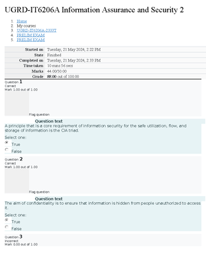 UGRD-IT6301C Information Assurance And Security 2 Midterm Quizzes - 1 ...