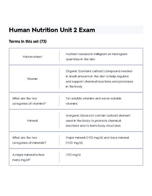 Human Nutrition Exam 1 (Chapters 1,2,4,5,6) Flashcards Quizlet - Human ...