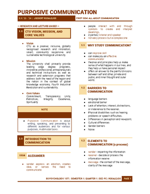 Loon Act2 GEC-PC - Purposive Communication Activity - Elements Of ...