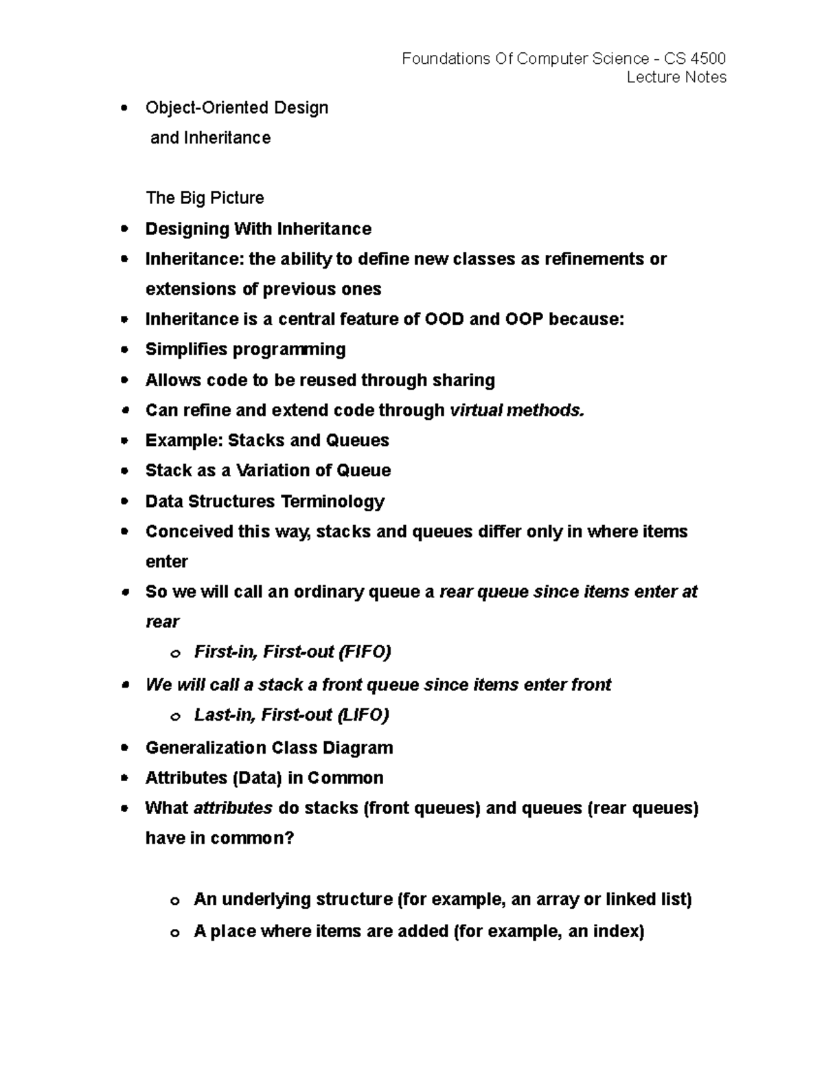 2021-Foundations Of Computer Science- CS 4500-Lecture Notes-22A - CS ...
