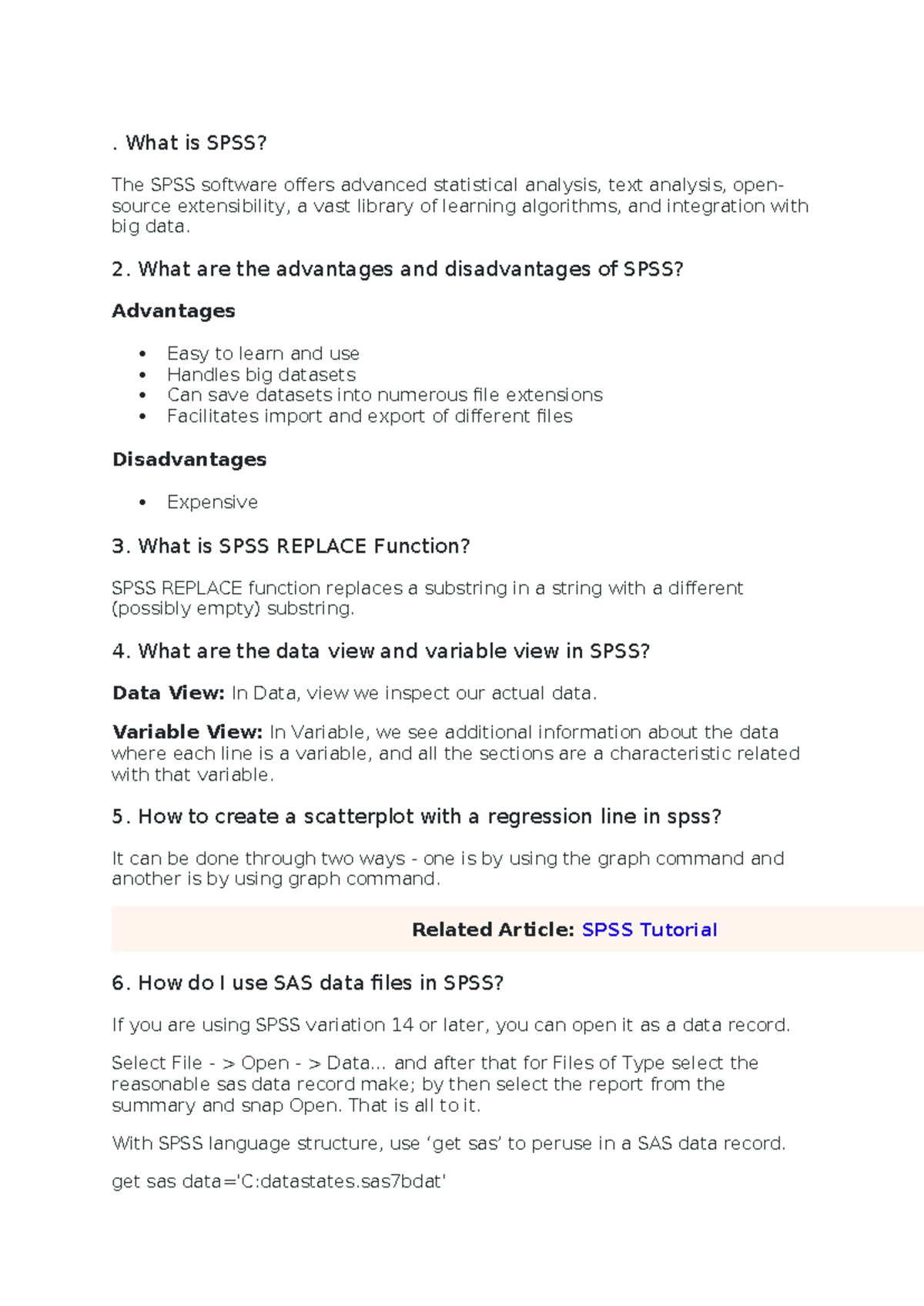 What Is Spss - Csfsdf - . What Is Spss? The Spss Software Offers 