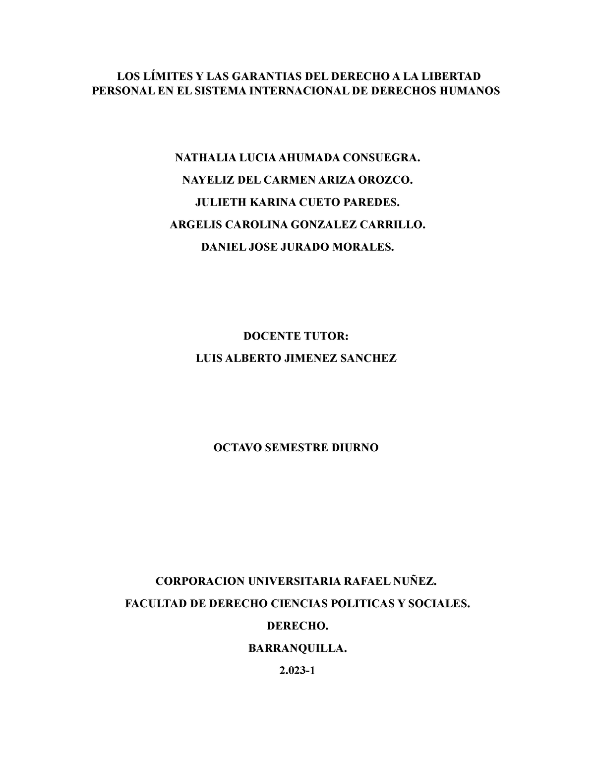 Segunda Entrega De Pat Los L Mites Y Las Garantias Del Derecho A La