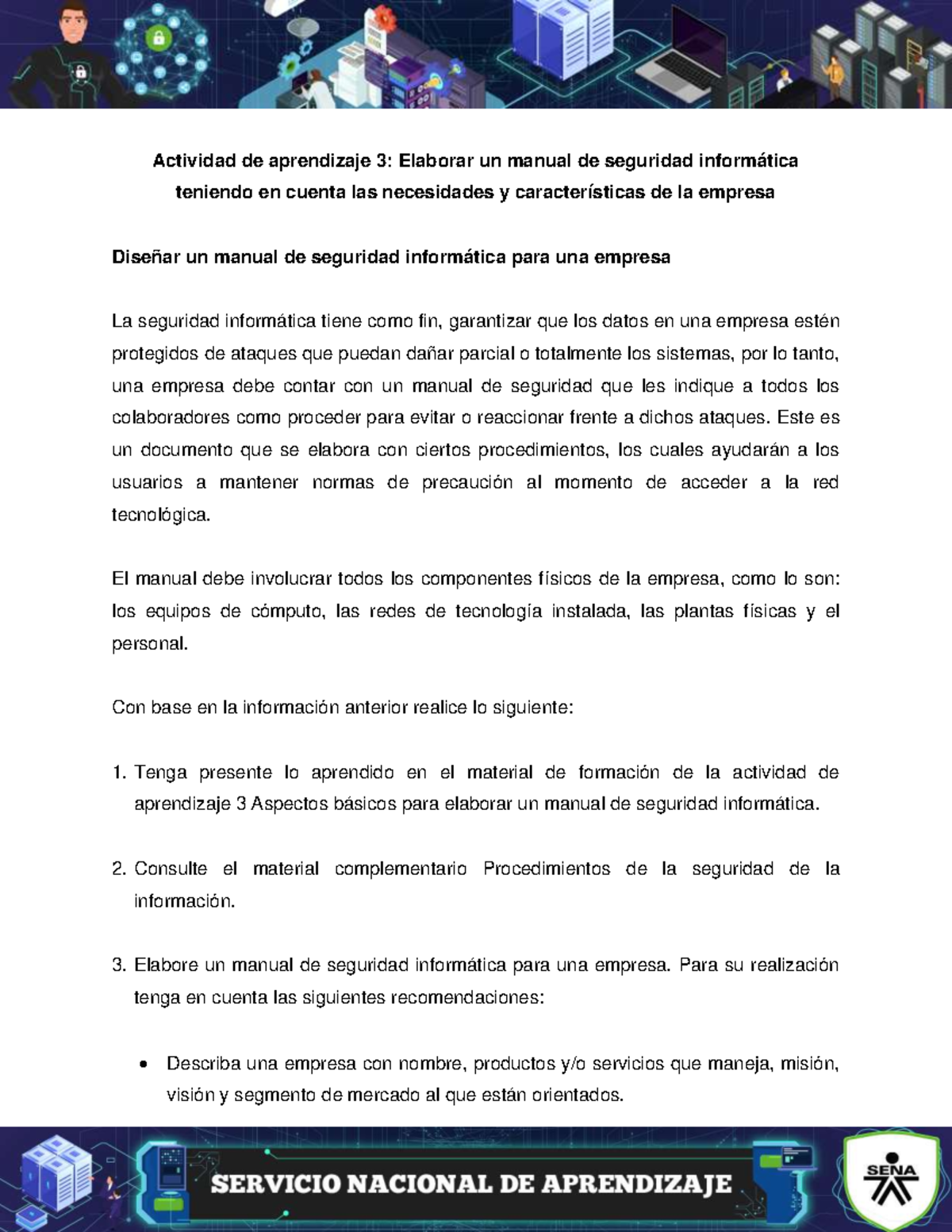 Evidencia Manual Disenar Manual Seguridad Informatica Actividad De