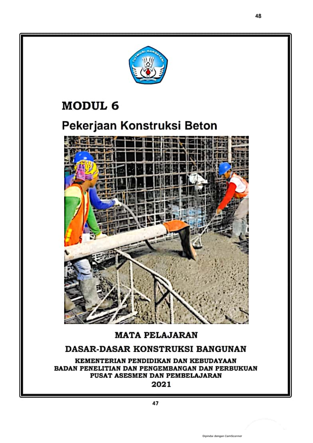 Modul 6 Pekerjaan Konstruksi Beton Teknik Sipil - Studocu