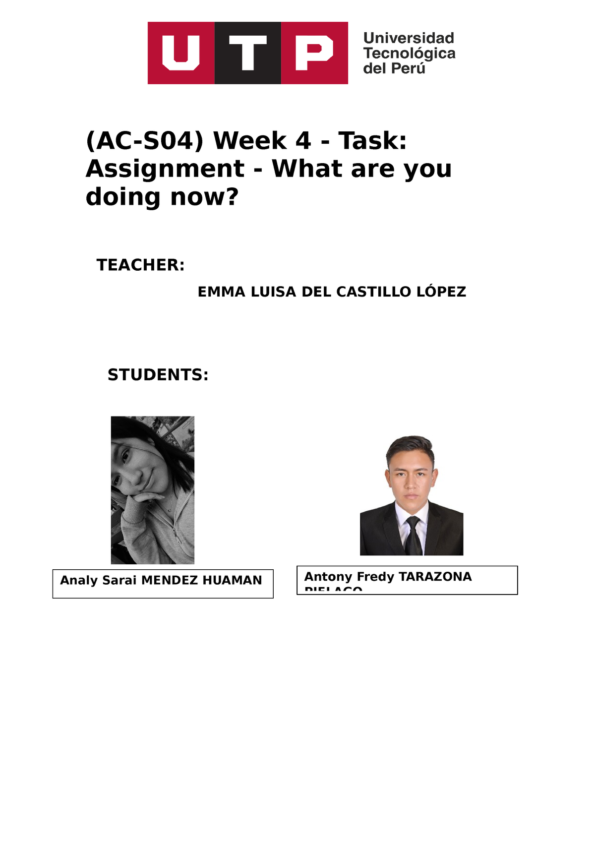 assignment 4th week class 10