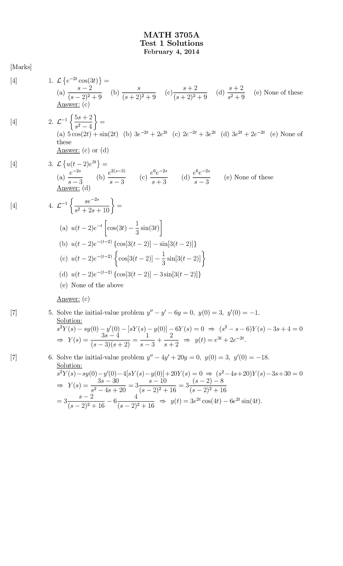 exam-february-4-2014-answers-test-1-math-3705a-test-1-solutions-february-4-2014-marks-l