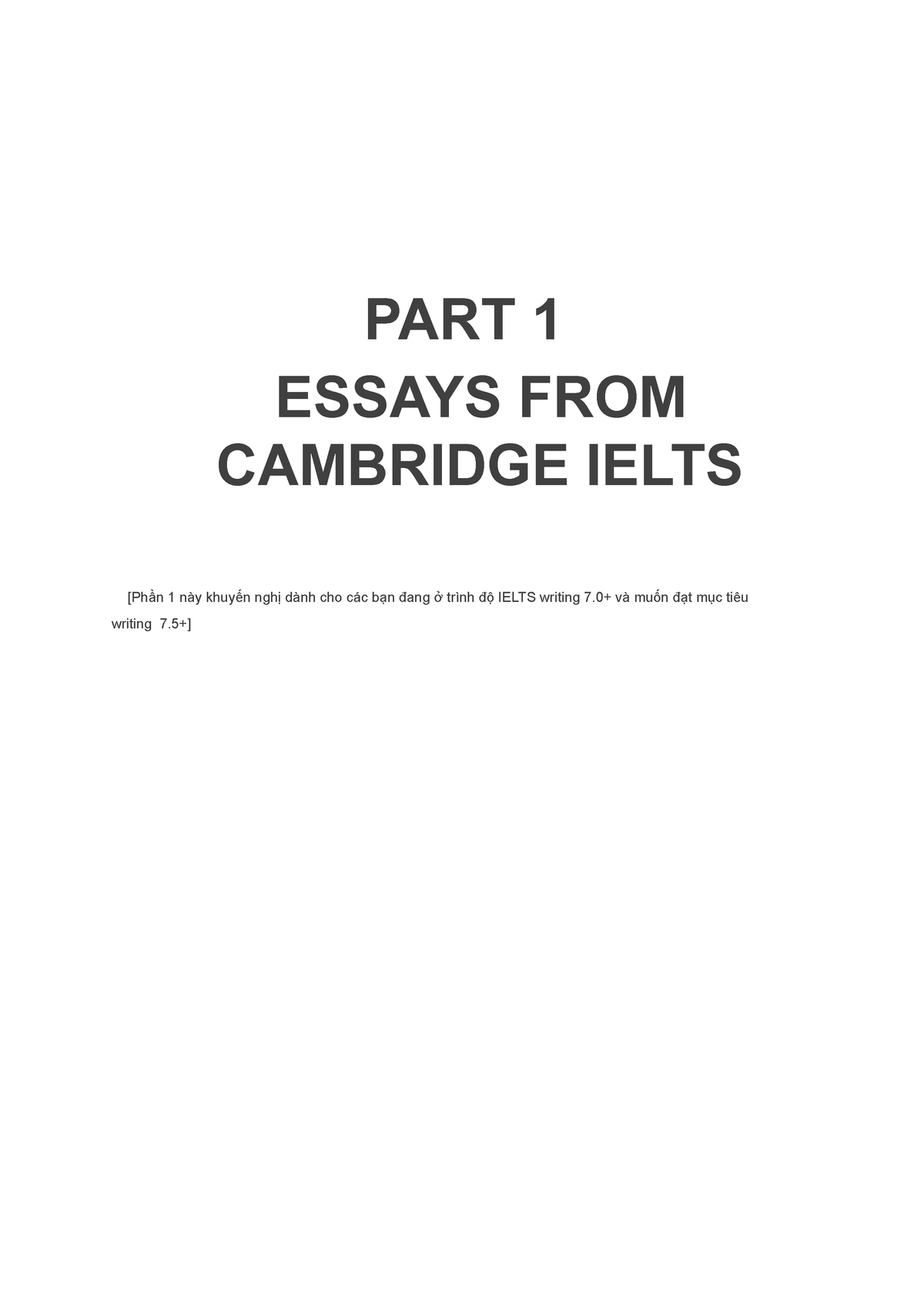 ielts essays from examiners 2022