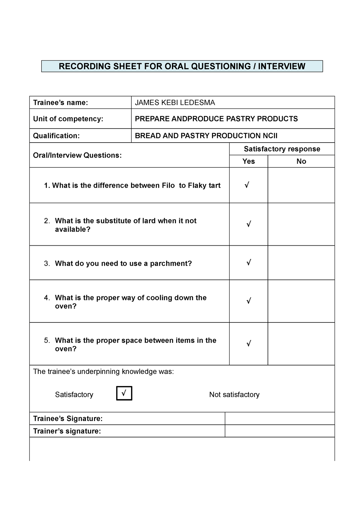 recording-sheet-for-oral-questioning-recording-sheet-for-oral