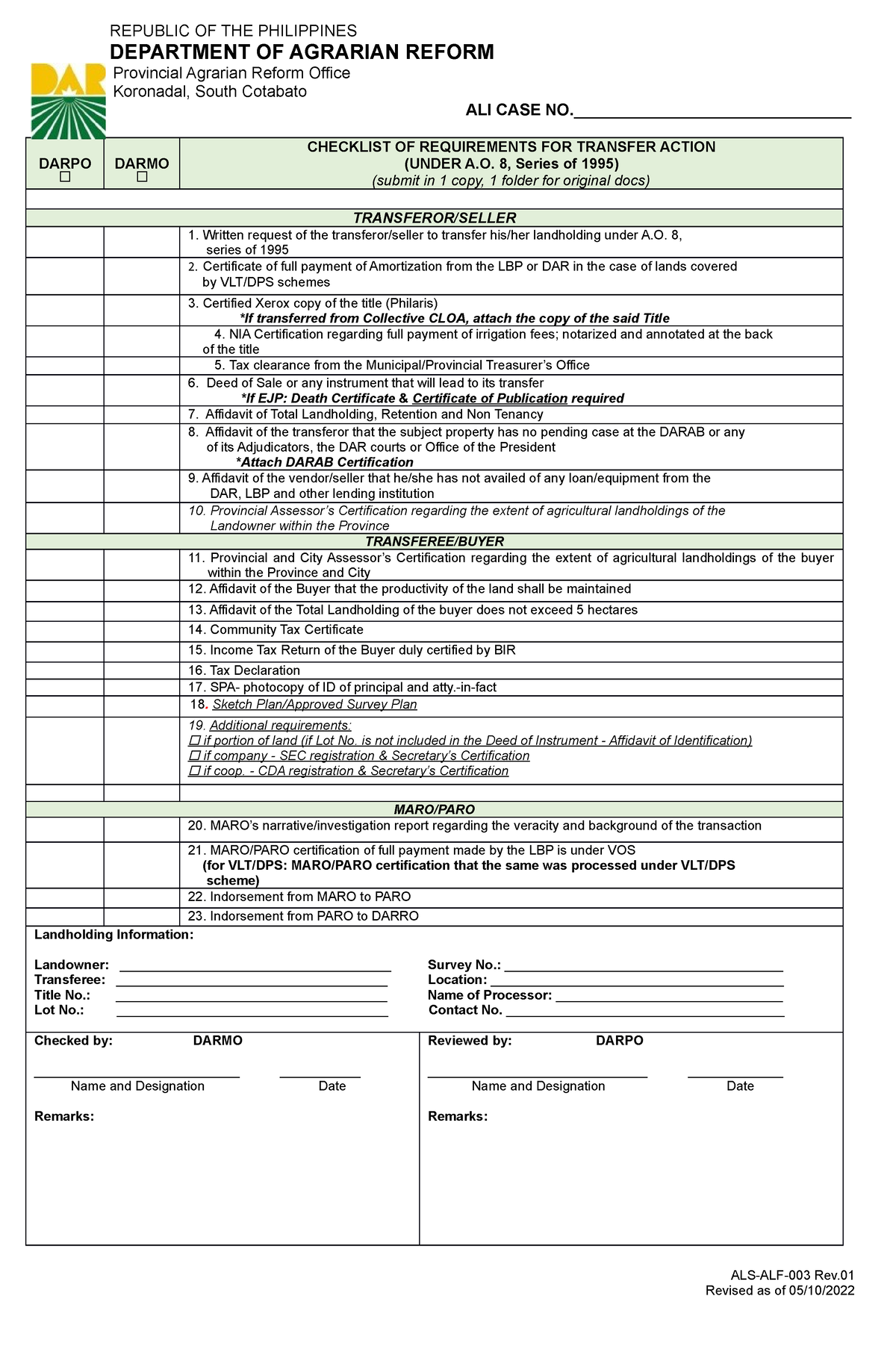 ao8-checklist-2022-ao-rules-republic-of-the-philippines-department