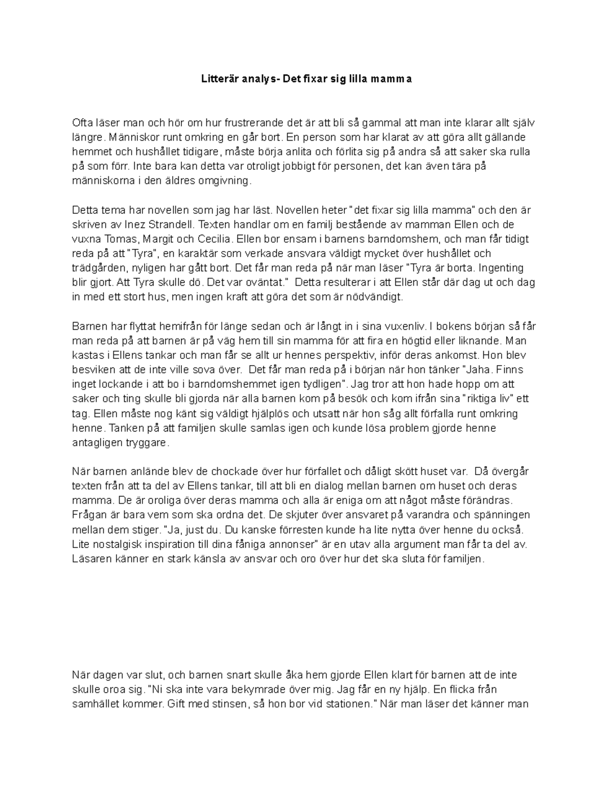 Språk är Makt Argumenterande Text