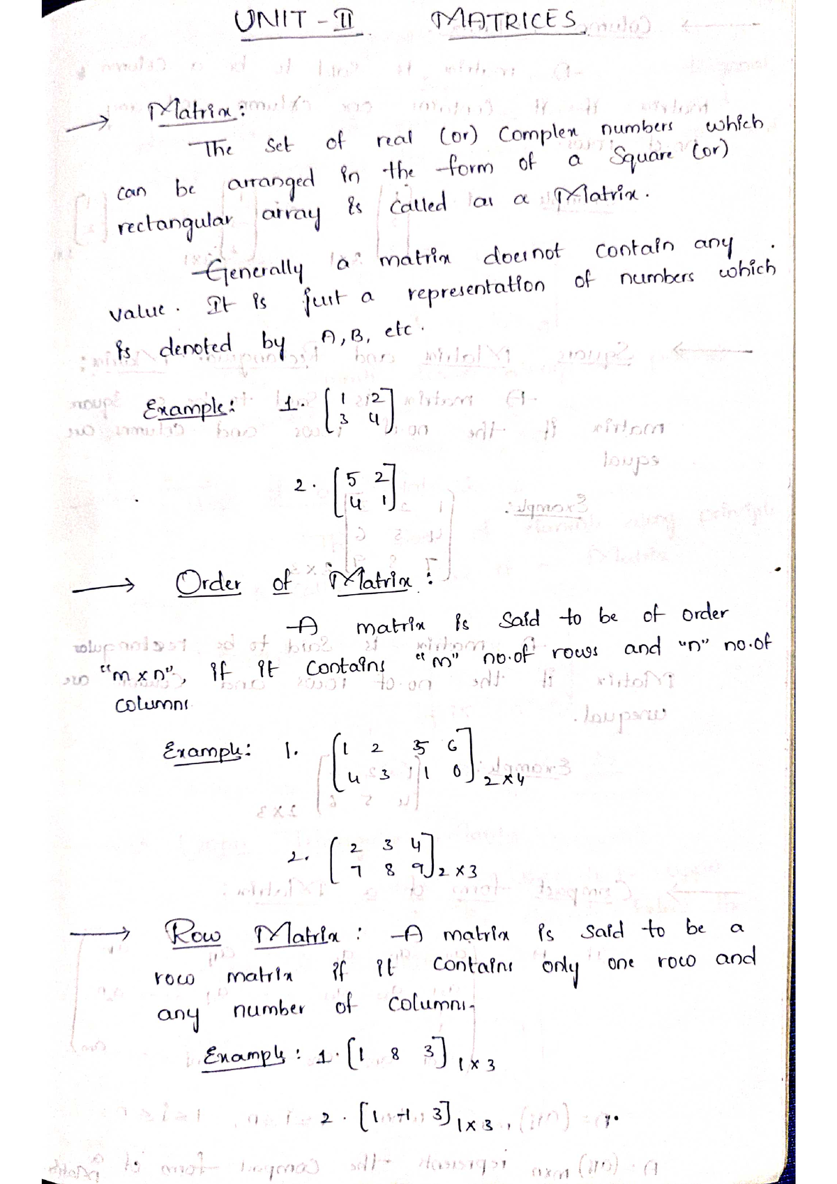 Unit 2 Matrices - This Engineering Maths M1 Material - Studocu