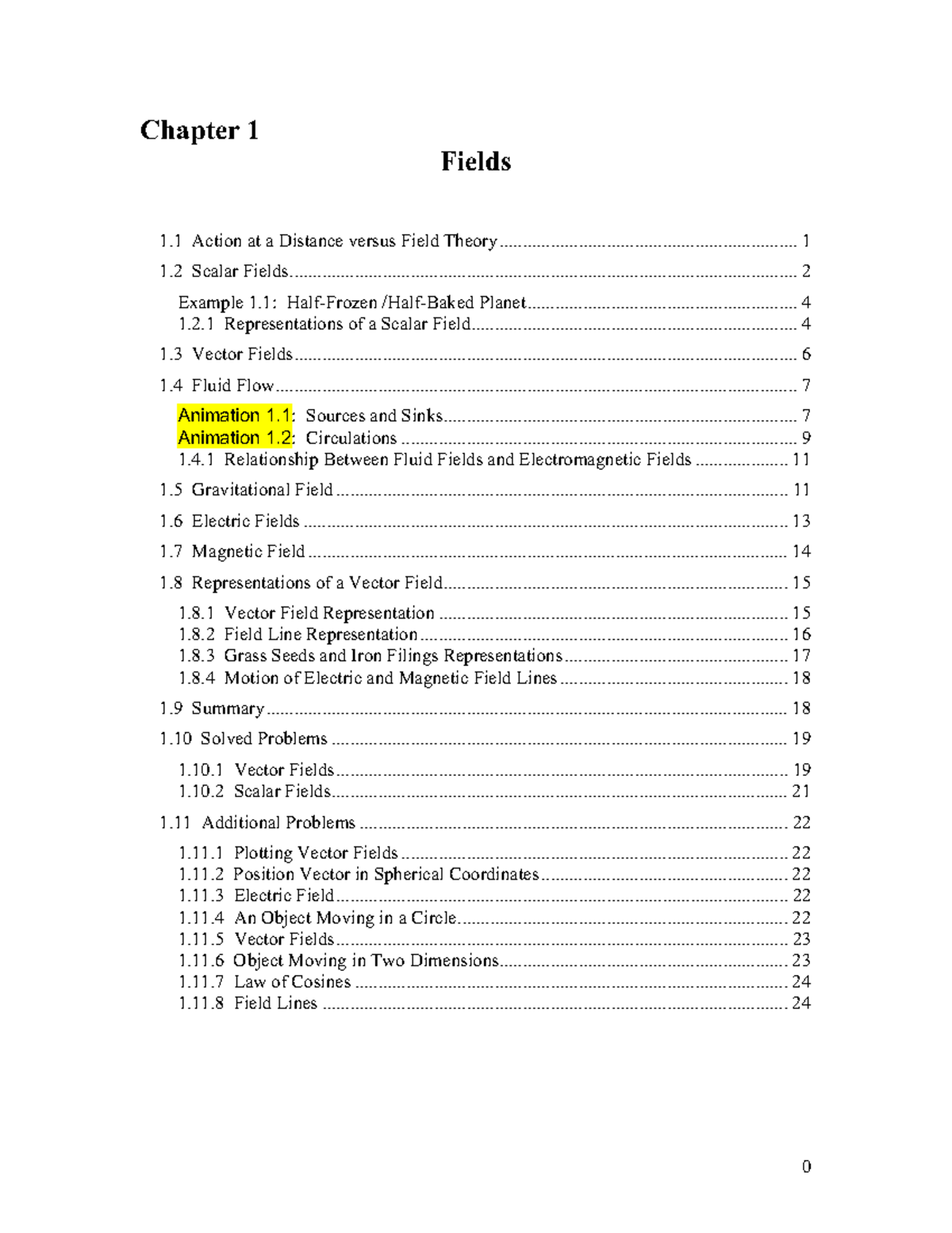 10cac9d6b5a390de2251ba20a23e8be3 chapter 1fields - Fields Chapter 1 ...