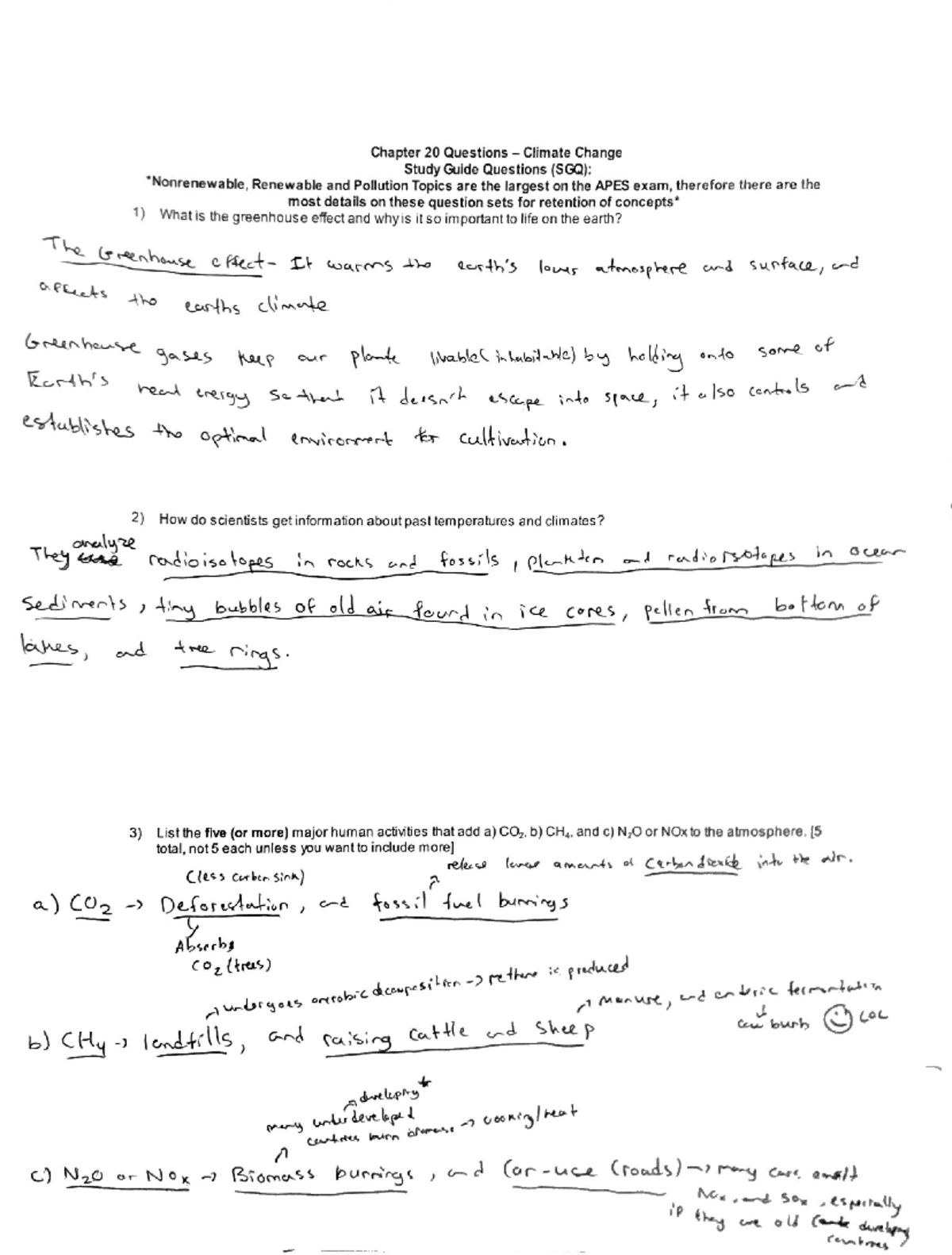 2024-03-27 20-56 - hw anwers - Chapter 20 Questions Climate Change ...