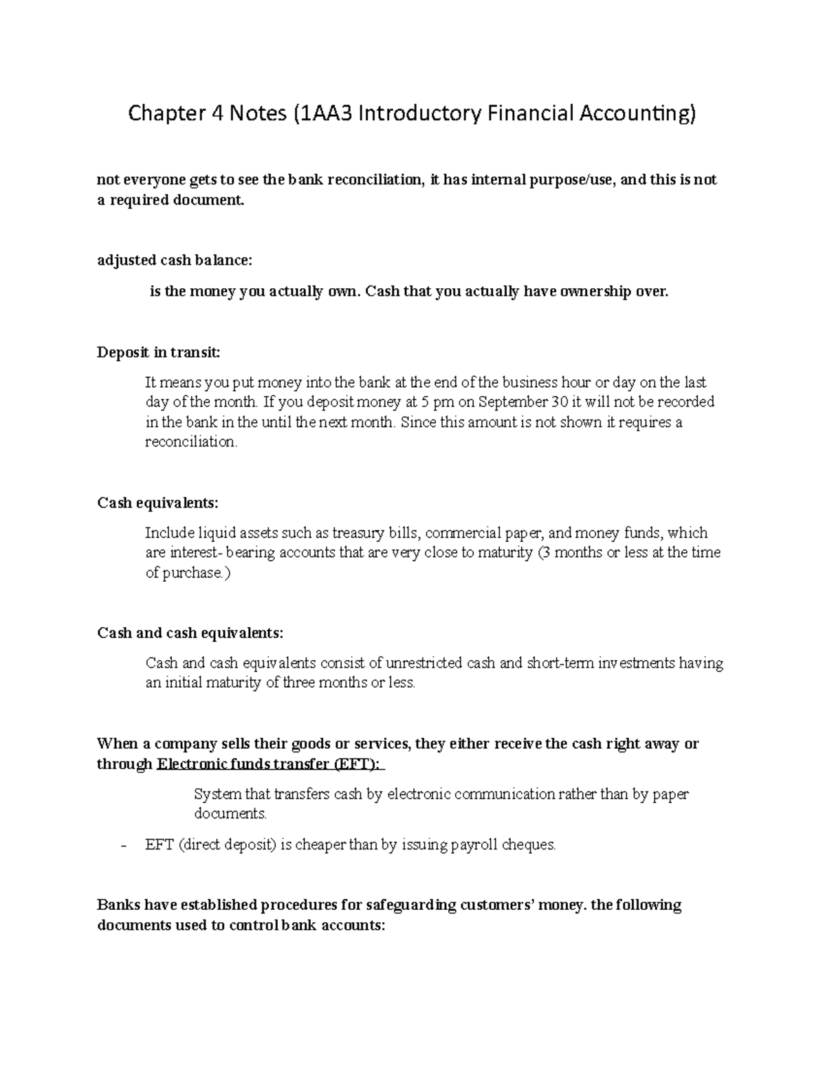 financial accounting chapter 4 homework