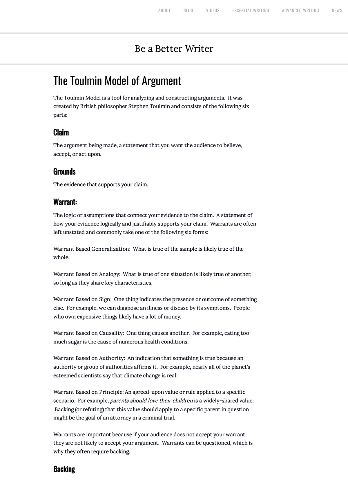 5-The Toulmin Model Of Argument - English Composition - The Toulmin ...